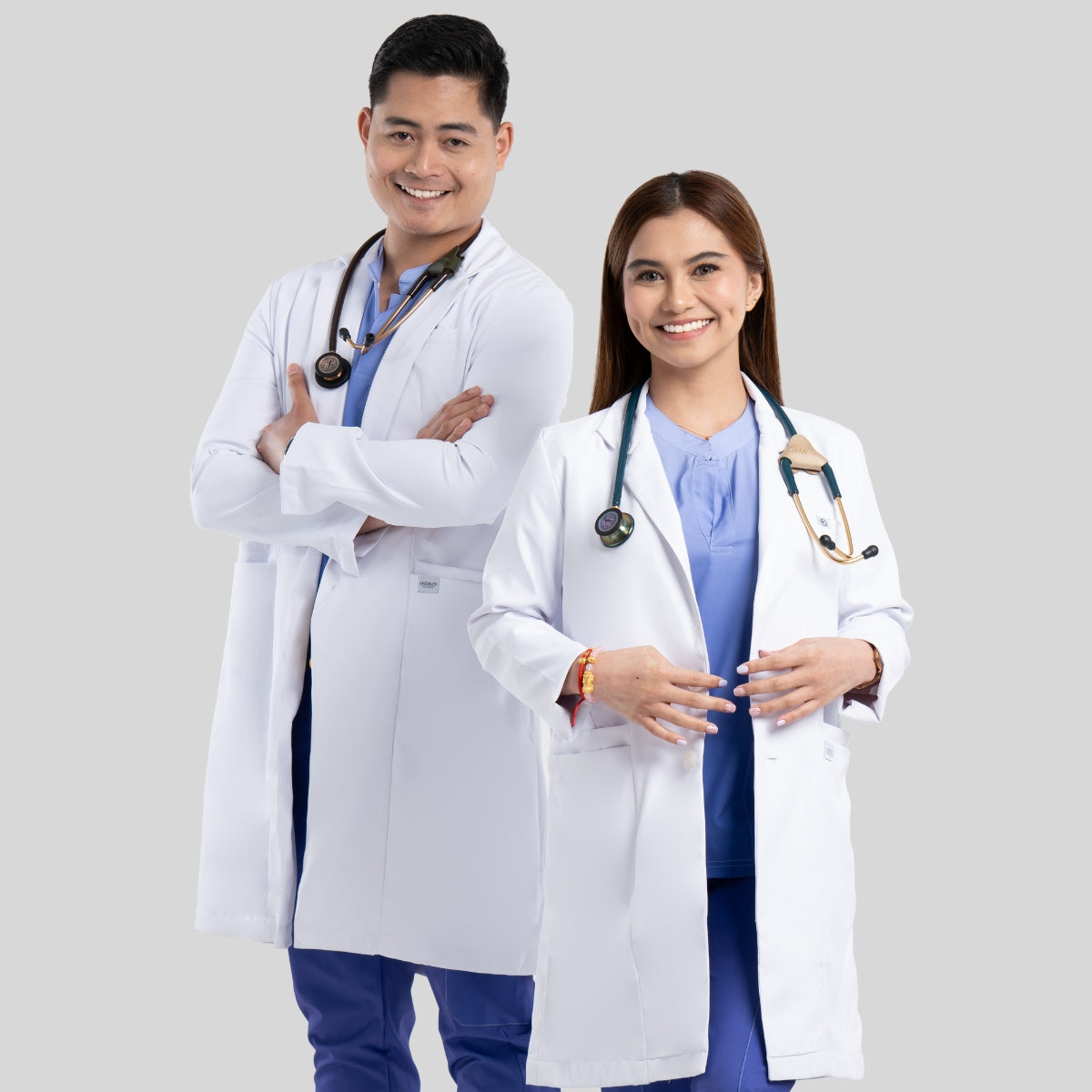 WHITE MEDICAL COAT – Kaizen.PH Healthcare Apparel
