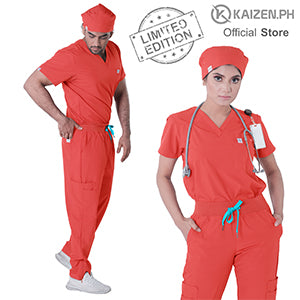 Open image in slideshow, Scrub Suit  2nd Gen Limited Edition KSS2G-03 Chest Pocket Top Cargo Zipper Hem Pants
