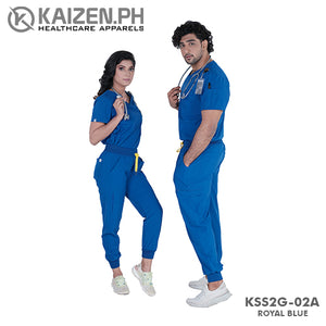 Open image in slideshow, 2nd Gen Scrub Suit KSS2G-02 INVISIBLE POCKET TOP CARGO JOGGER PANTS SERIES
