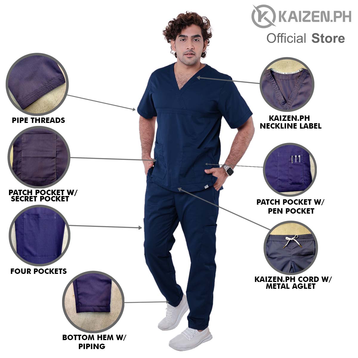 KSS-09 Premium Series – Kaizen.PH Healthcare Apparel